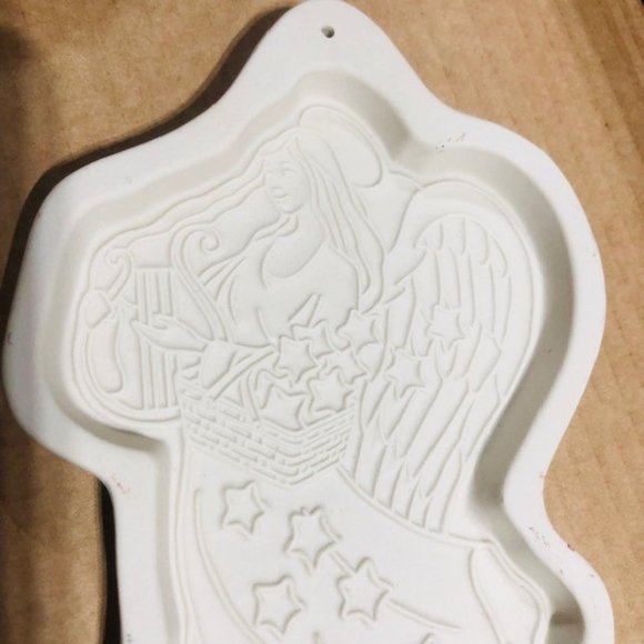 Longaberger Shortbread/Cookie Mold - JOY Angel - 1996 - Kitchen Bakeware - Picture 3 of 6